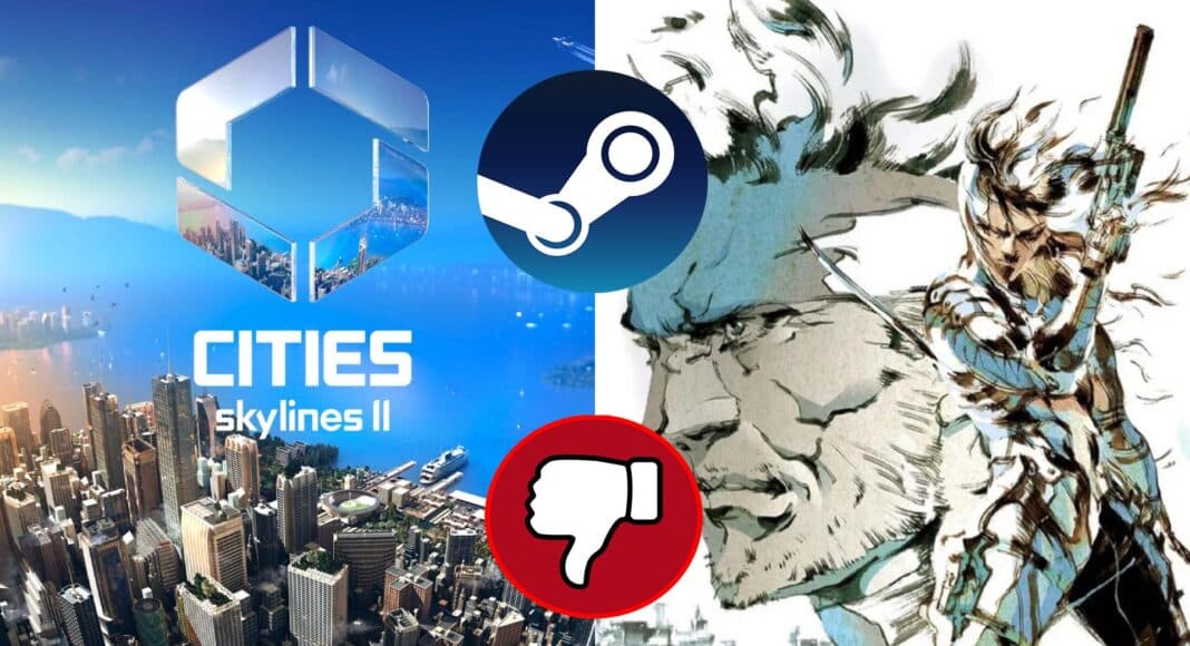 Cities Skylines 2 y Metal Gear Solid: Master Collection reciben críticas negativas en Steam por su bajo rendimiento