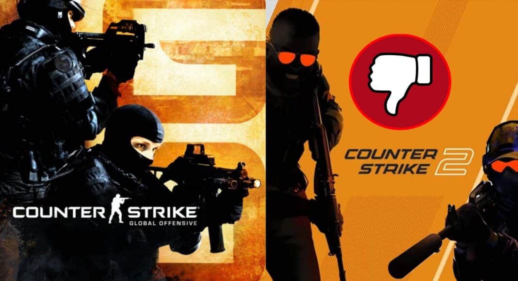 Counter-Strike 2 recibe review bombing por ser peor que CSGO