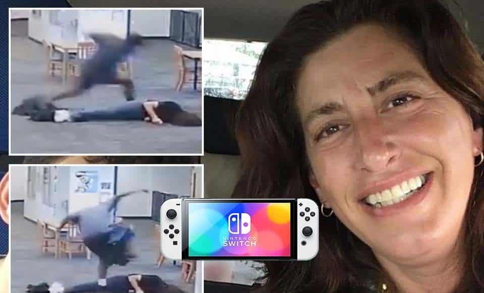 Estudiante golpea brutalmente a profesora por confiscar su Nintendo Switch (Video Violento)