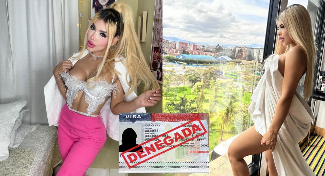 Influencer colombiana afirma que le negaron la visa a Estados Unidos por ser bonita