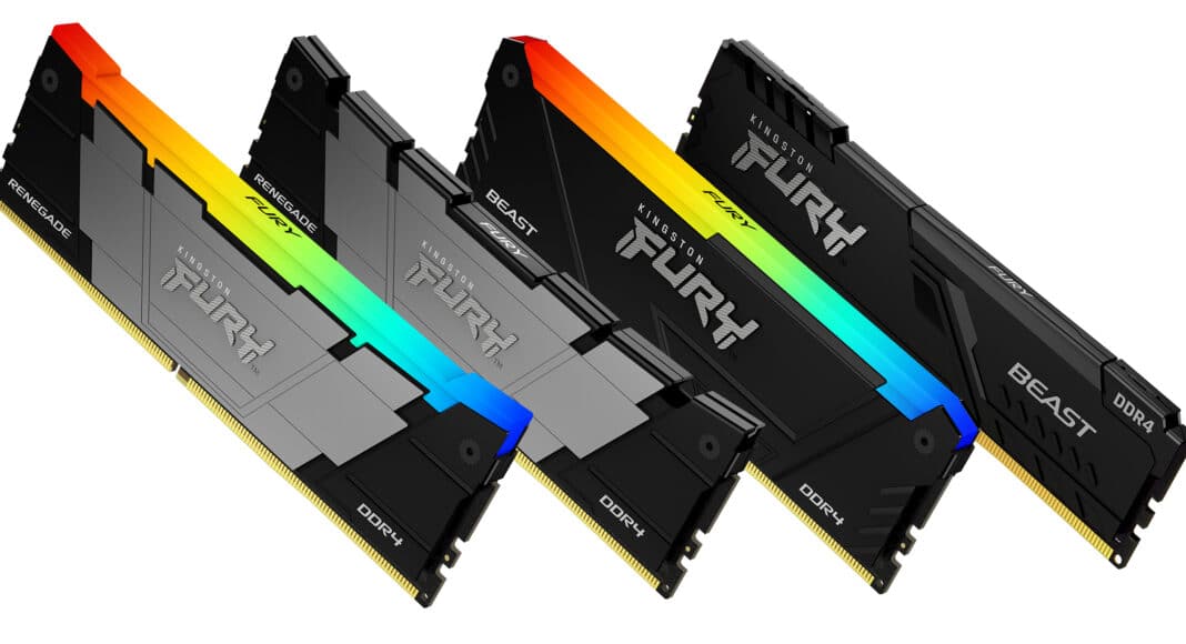 Las Kingston FURY DDR4 UDIMM reciben una nueva apariencia