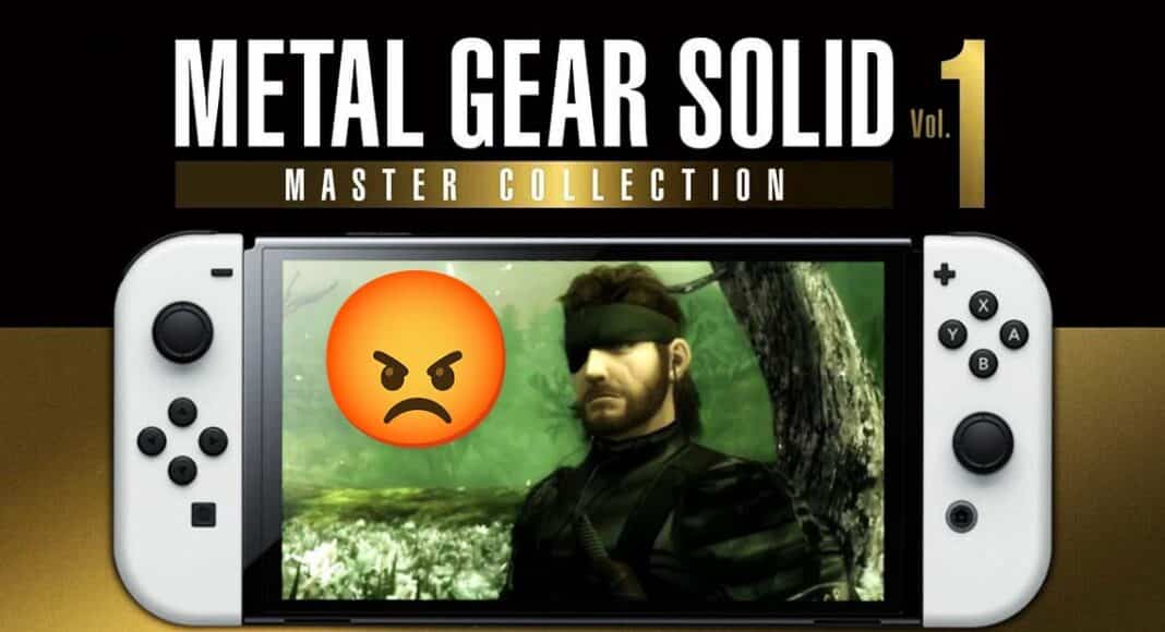 Metal Gear Solid: Master Collection Vol. 1 está incompleto en Nintendo Switch y los fanáticos están molestos
