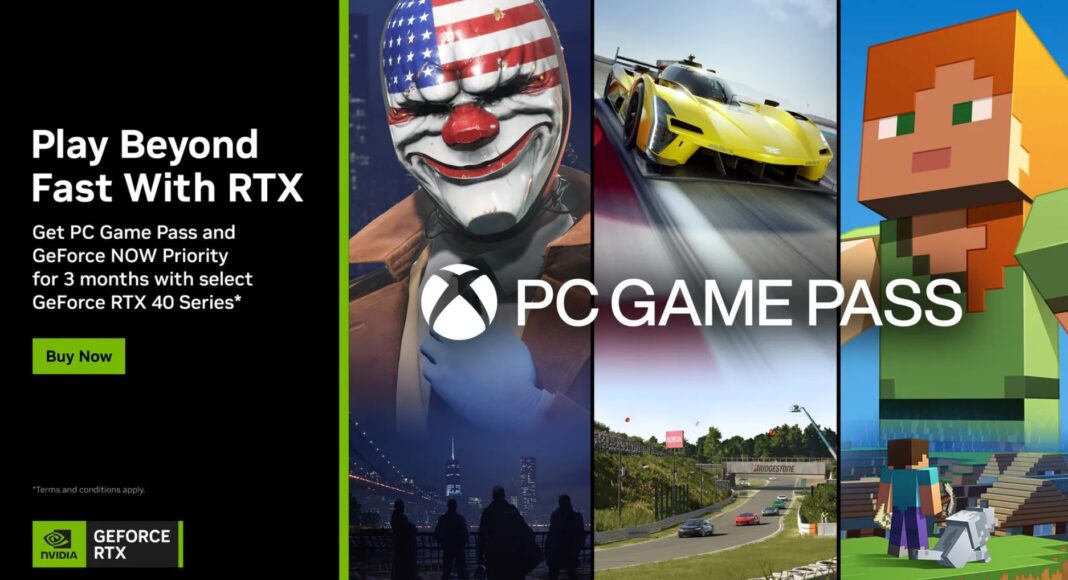 NVIDIA te regala PC Game Pass al comprar una GPU GeForce RTX 40 Series