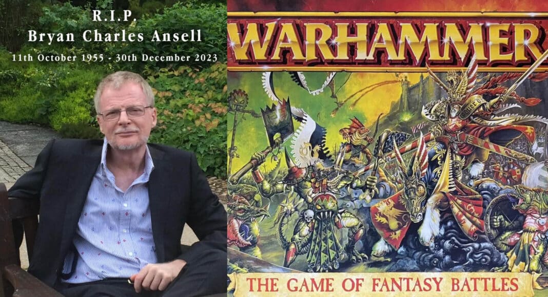Bryan Ansell cofundador de Warhammer falleció a los 68 años