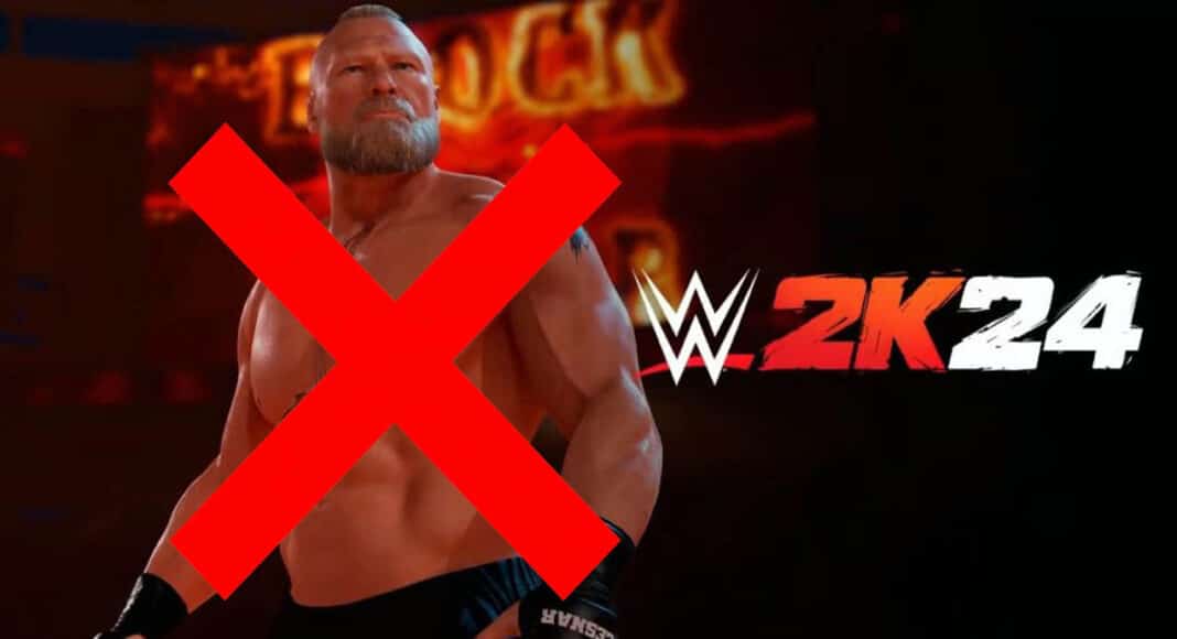 Brock Lesnar y Vince McMahon son eliminados del rooster de WWE 2K24