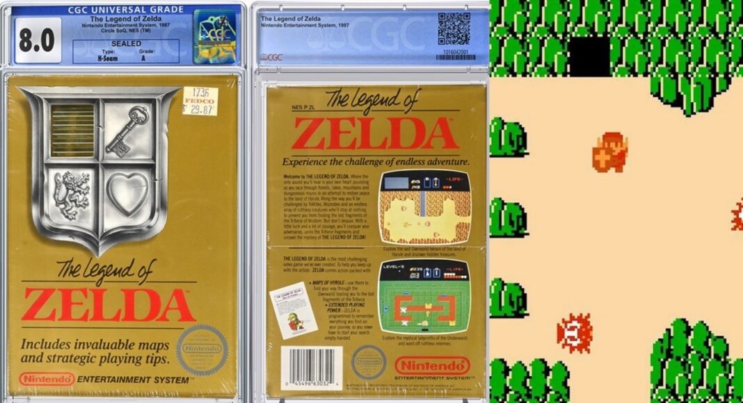 Juego de Zelda para NES será vendido por $700,000 dólares