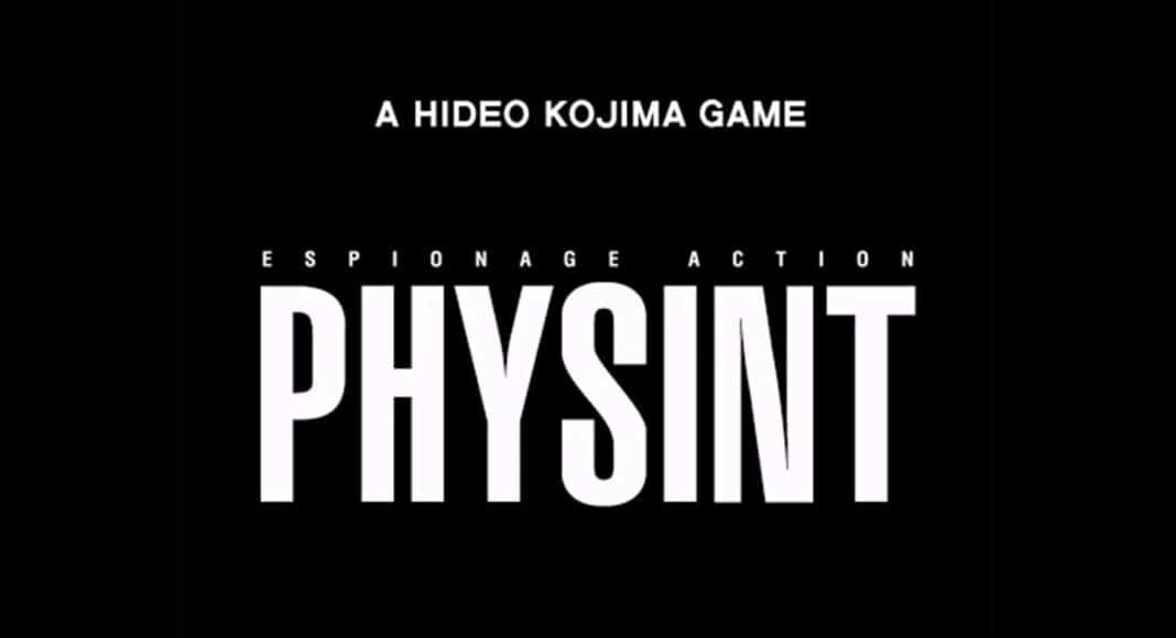 Kojima dice que Physint será 