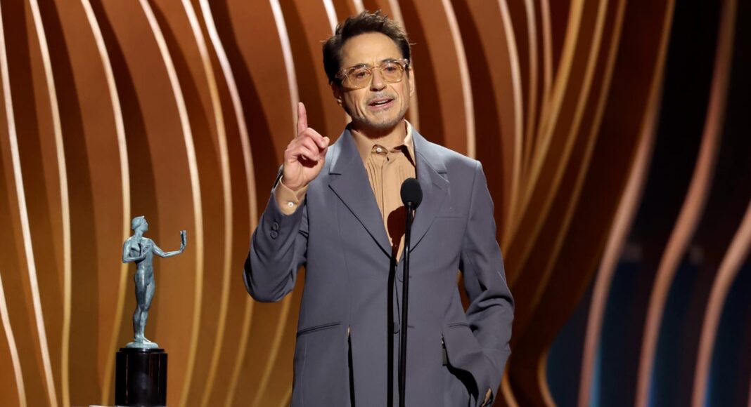 Robert Downey Jr. triunfa en los SAG Awards y podría ganar el Oscar también