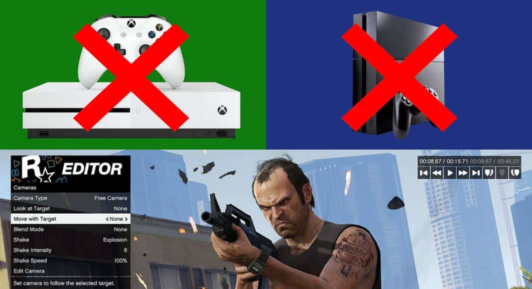 Rockstar Editor de GTA V es eliminado de PS4 y Xbox One