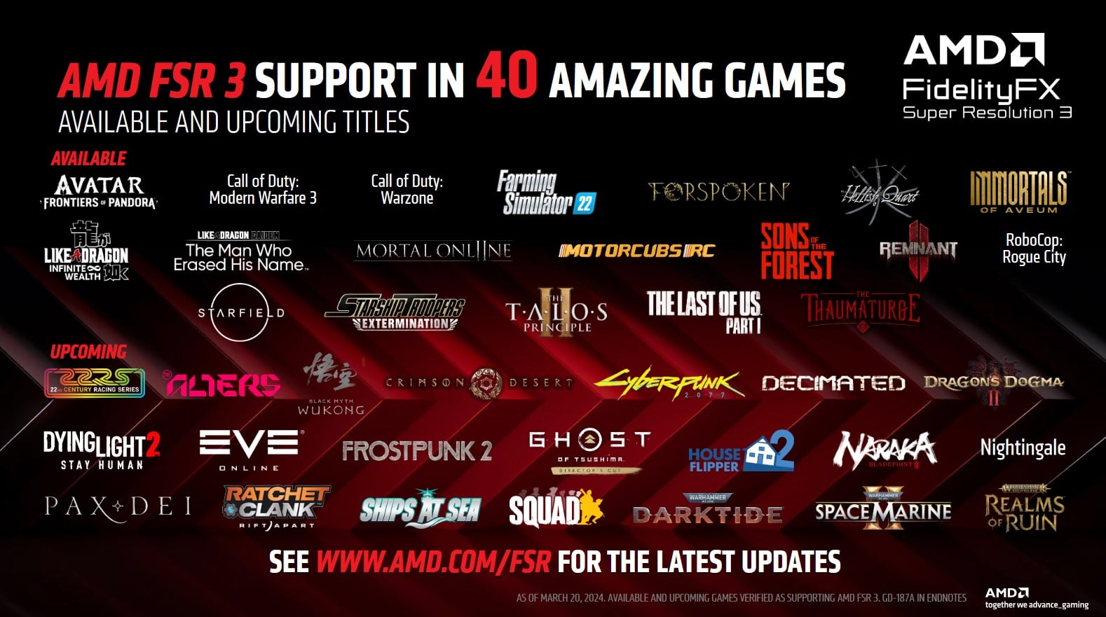 AMD anuncia FSR 3.1 en el GDC 2024 GamersRD2