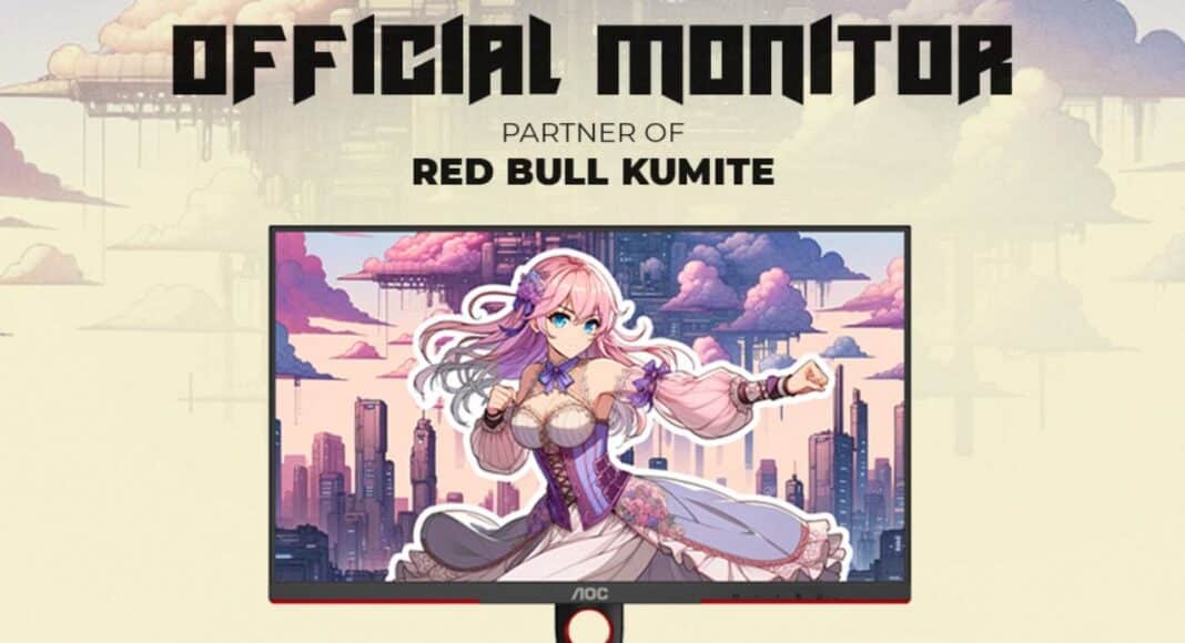 AOC Gaming eleva la experiencia de Red Bull Kumite con un nuevo monitor especial GamersRD