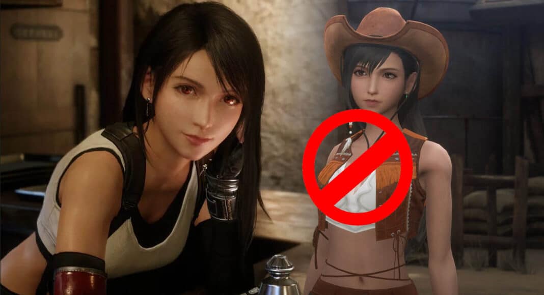 Mod que restauraba el atuendo original de Tifa en Final Fantasy VII Remake es eliminado