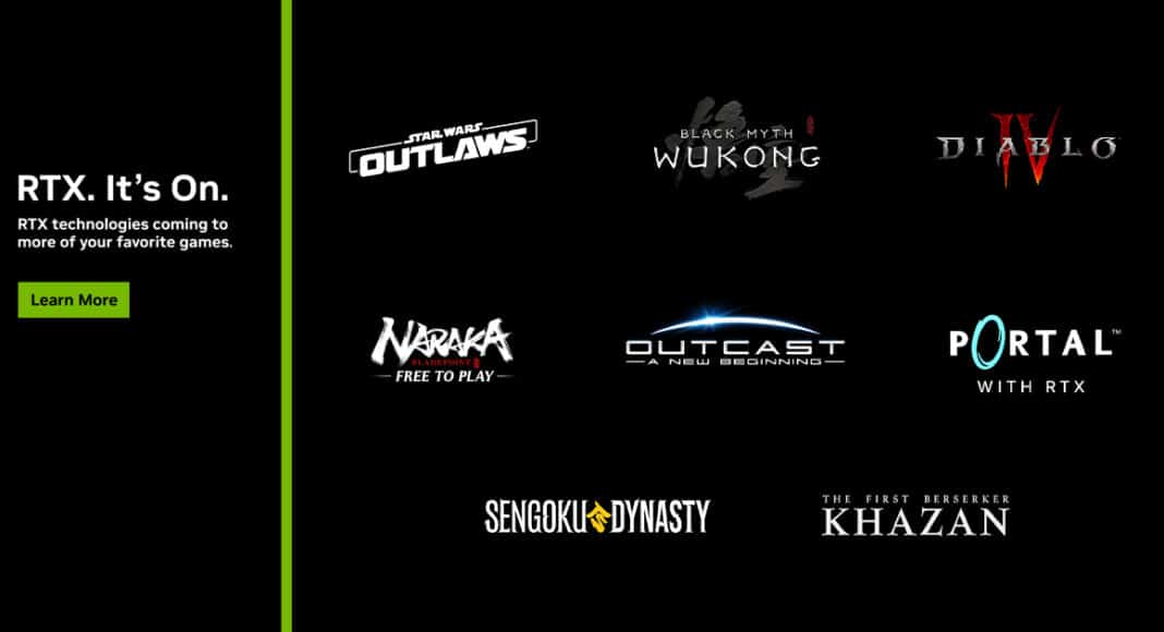 NVIDIA anuncia varios juegos reciben DLSS y mas en el GDC