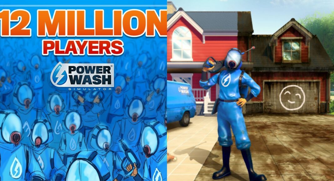 PowerWash Simulator ha sido jugado por 12 millones de personas