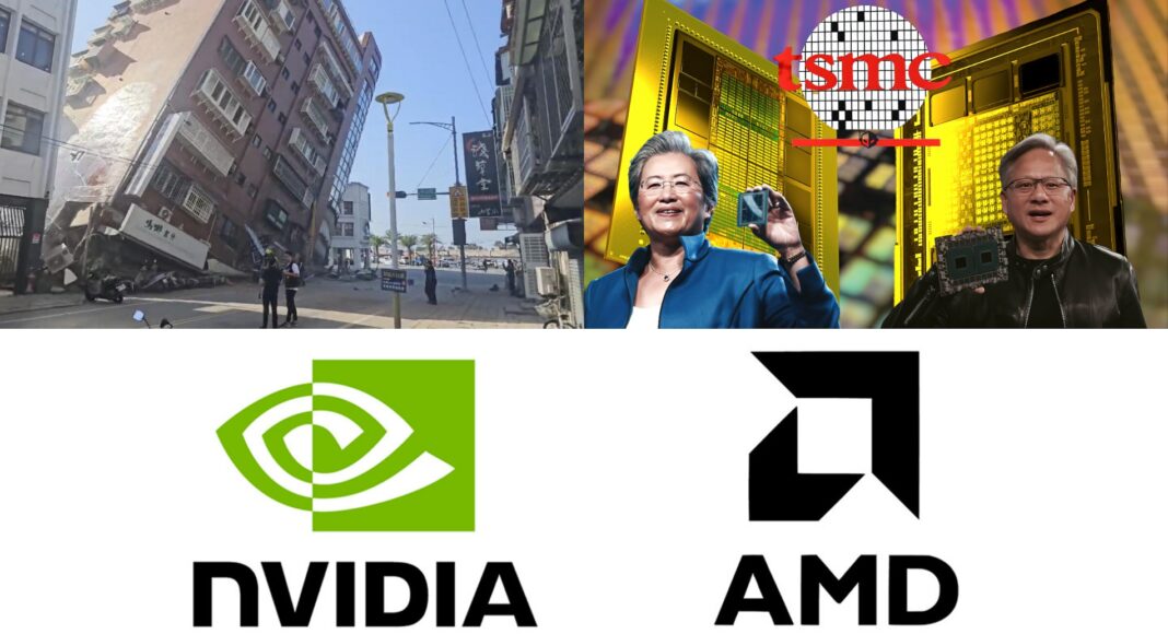 Terremoto de Taiwán detiene producción de chips para NVIDIA y AMD