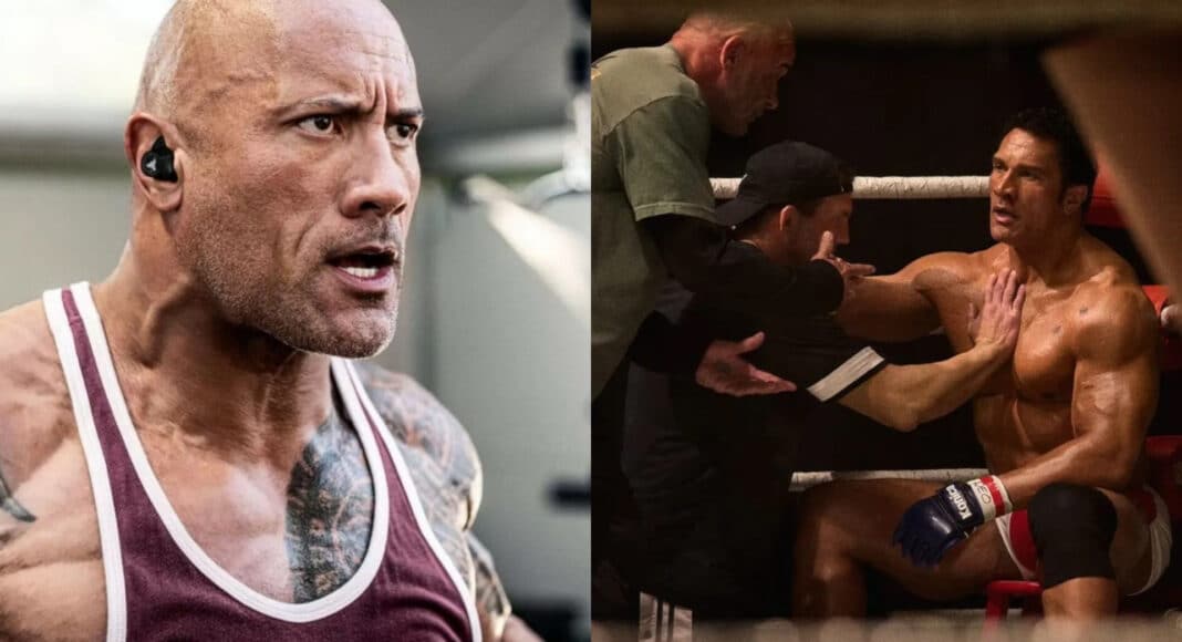 The Rock luce irreconocible para la película The Smashing Machine