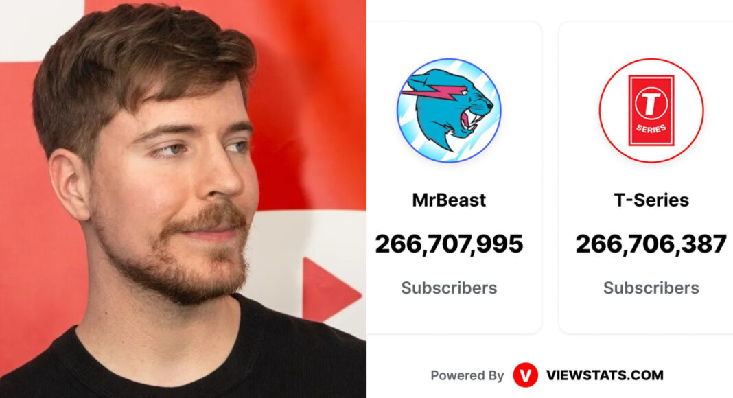 MrBeast se convierte en el canal con más suscriptores de YouTube