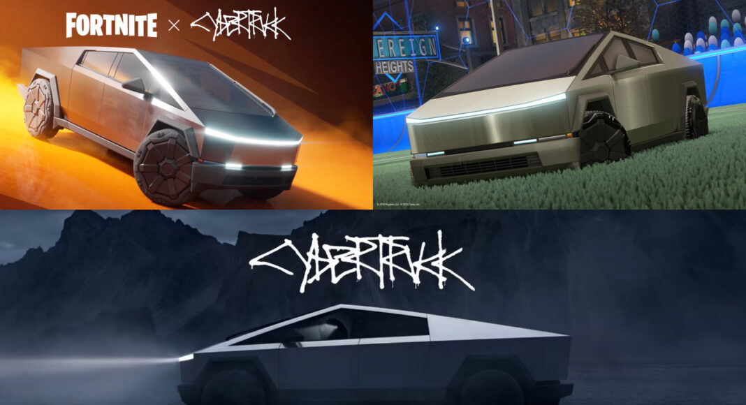 Cybertruck de Tesla llegará a Fortnite y Rocket League