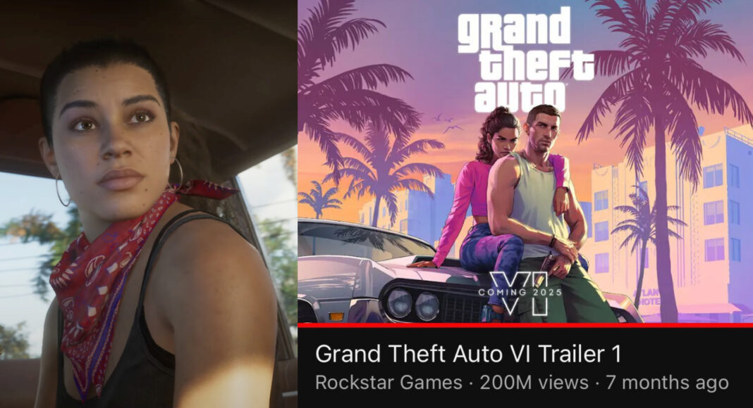 Tráiler de GTA VI alcanza 200 millones de reproducciones