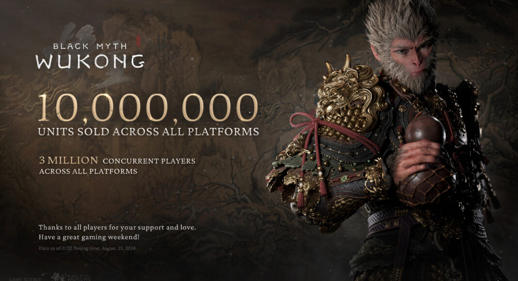 Black Myth: Wukong vende 10 millones de copias en 3 días