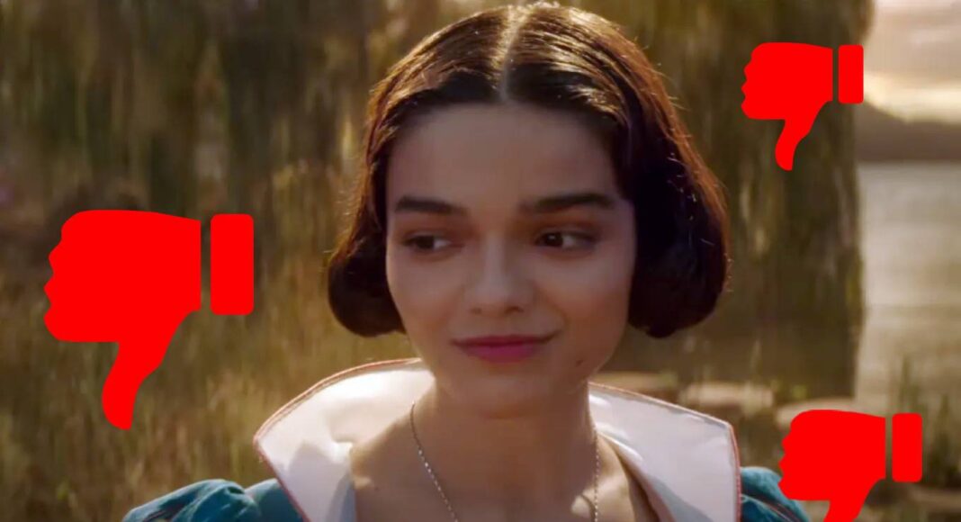 Tráiler de Snow White live action recibe cantidad masiva de dislikes en YouTube