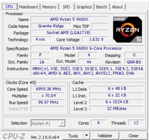 AMD Ryzen 5 9600x Review GamersRD23