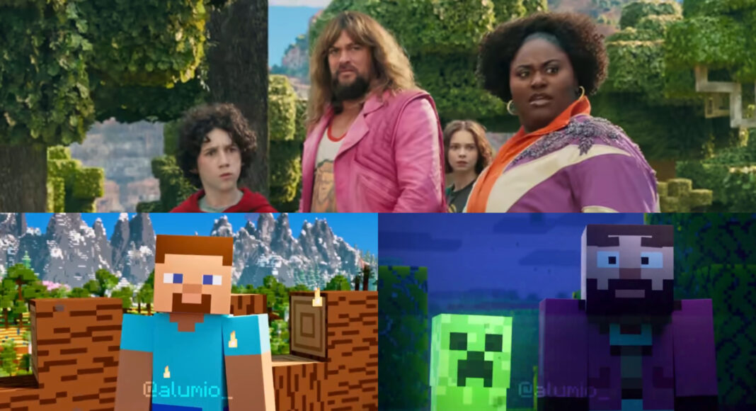 Animador recrea el tráiler de A Minecraft Movie que se ve mucho mejor