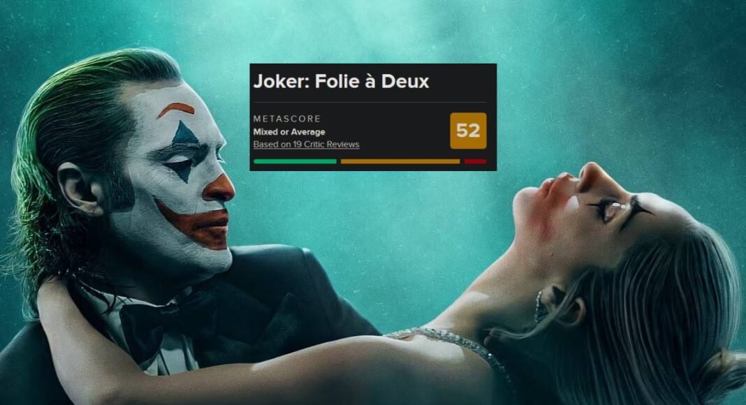 Joker Folie à Deux recibe críticas desfavorables de la prensa