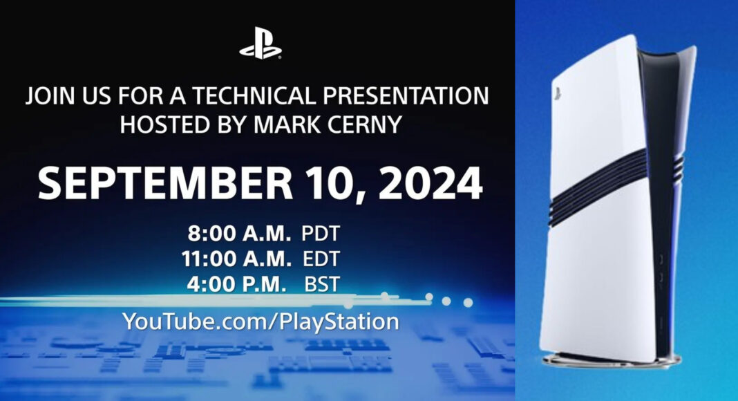 Sony anuncia Presentación Técnica del PS5 Pro para el 10 de septiembre