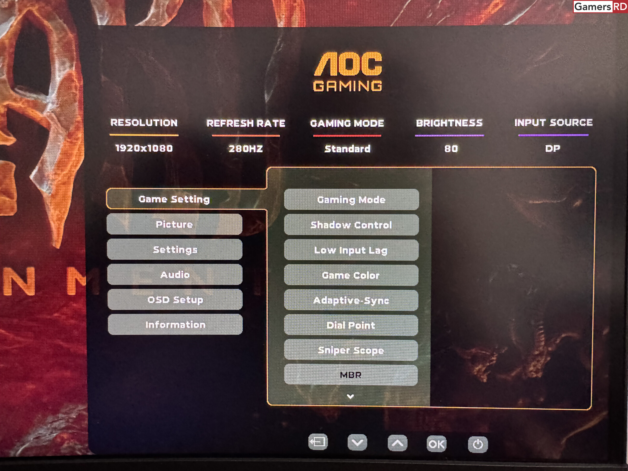 AOC Gaming C27G4ZH 1080p 280Hz Review GamersRD7