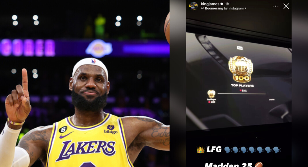 LeBron James revela que esta entre los 100 mejores en Madden NFL 25