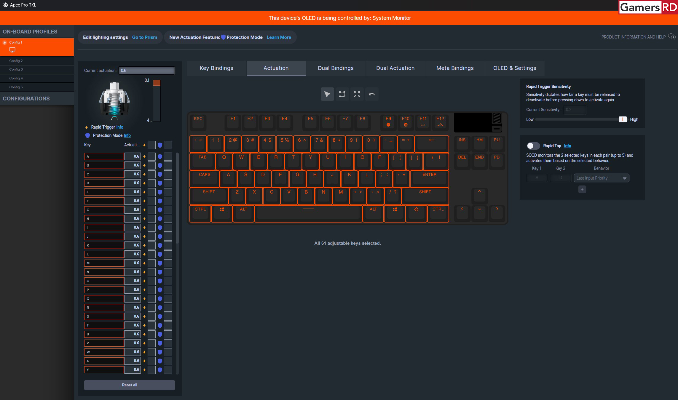 SteelSeries Apex Pro TKL Gen 3 Review GamersRD7asg