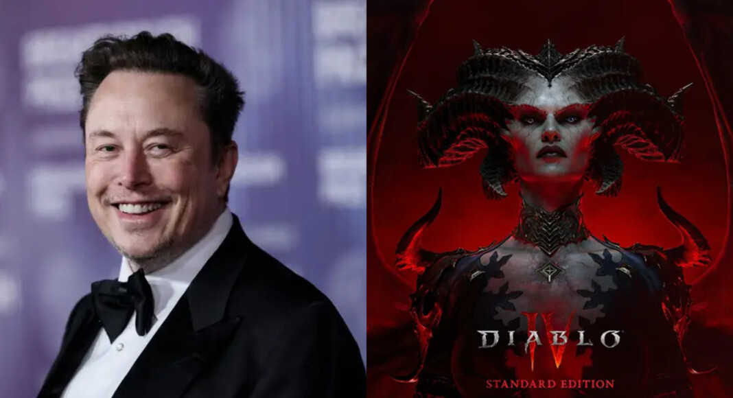 Elon Musk está entre los mejores 20 jugadores de Diablo IV