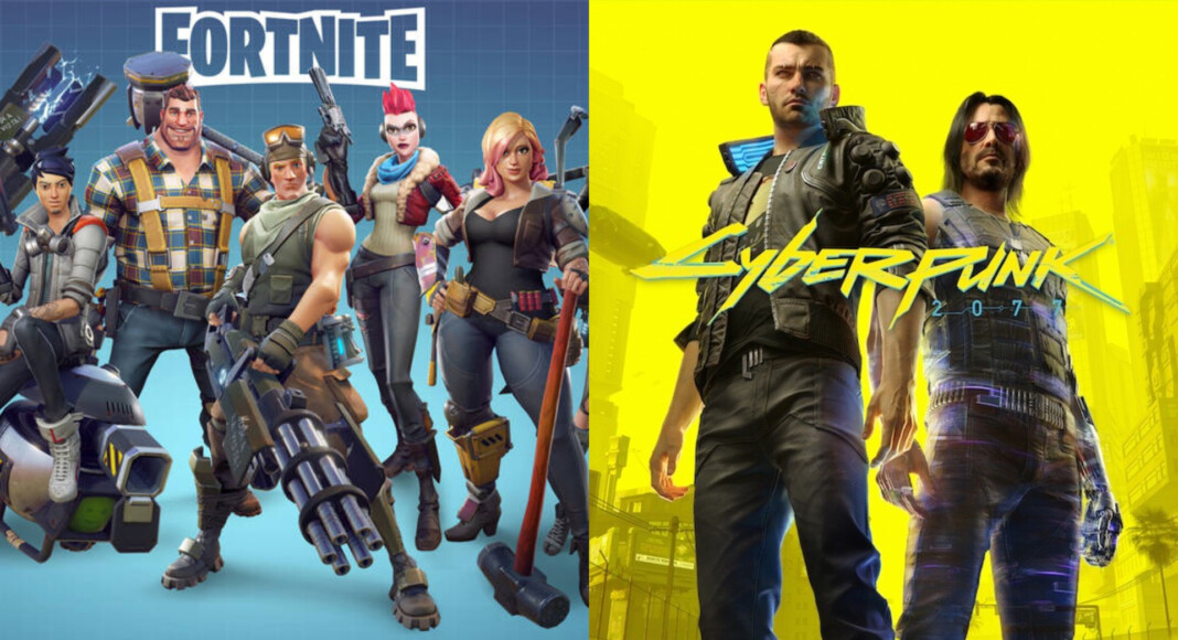 Fortnite tendrá una colaboración con Cyberpunk 2077 según filtración