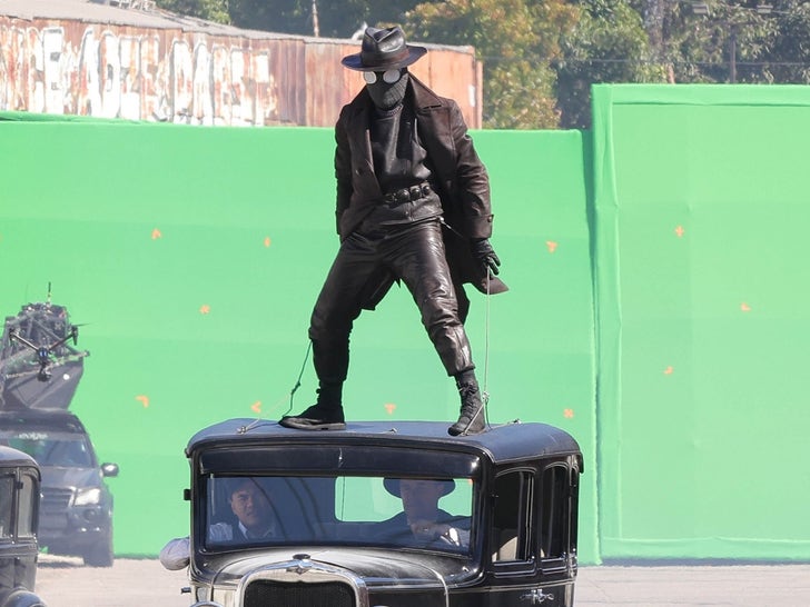 Spider-Man Noir Suit Sneak Peek -- Spoiler Alert!