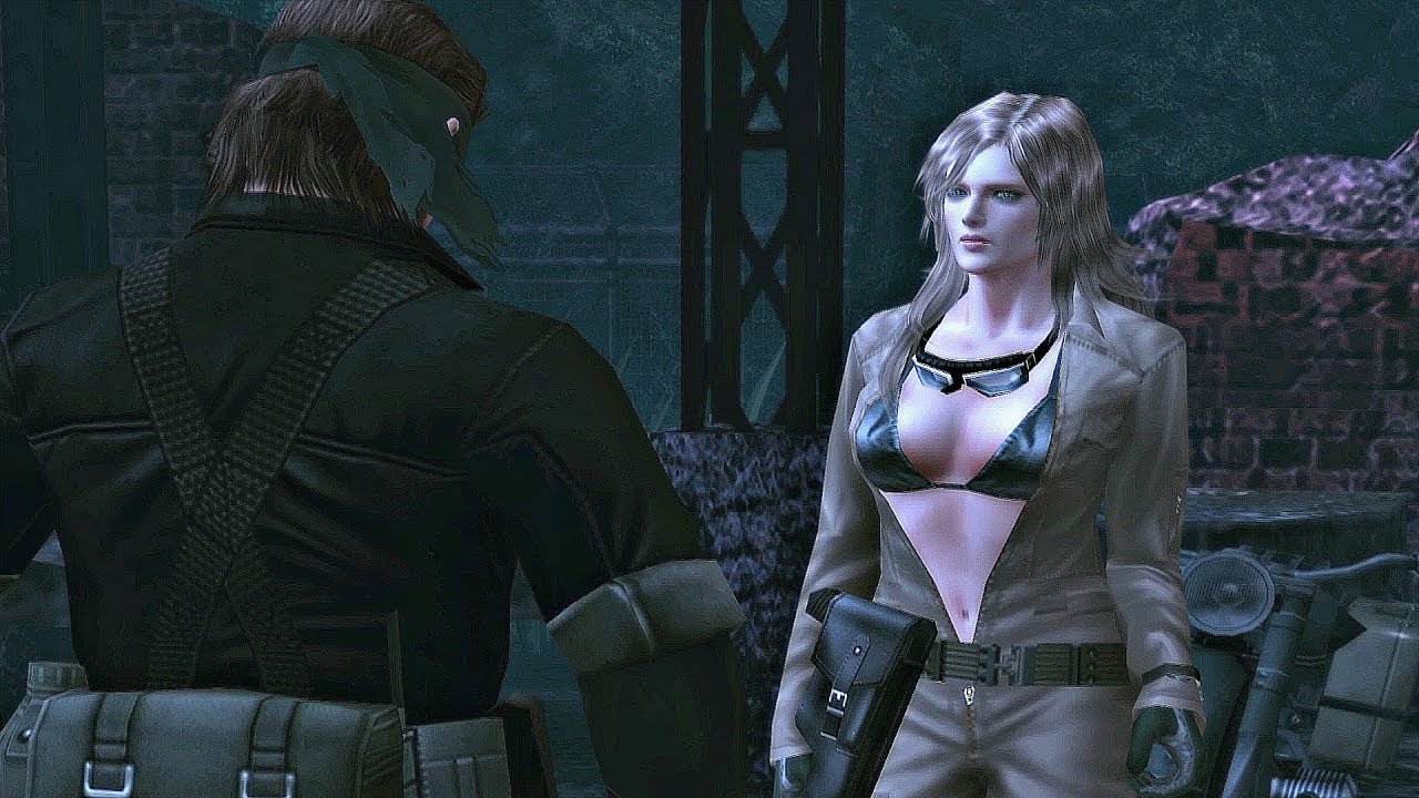 Metal Gear Solid 3 - Big Boss Meets EVA (4K 60FPS) - YouTube