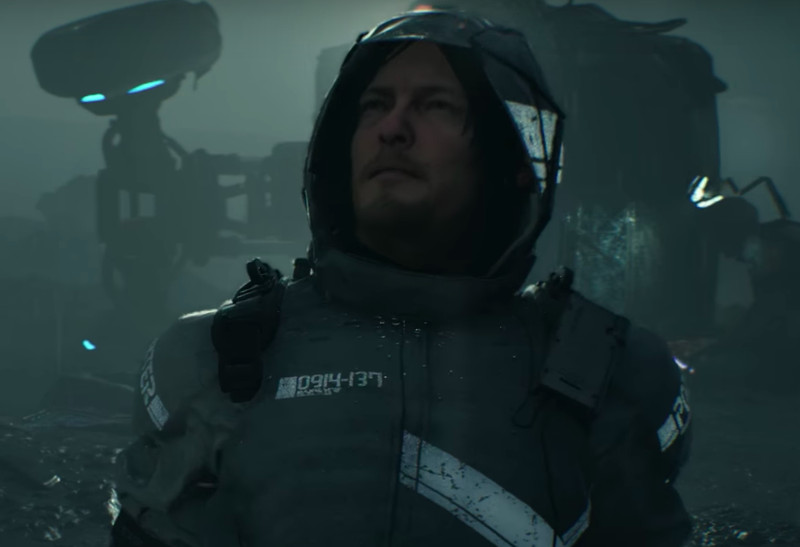 numbers on norman reedus in death stranding trailer