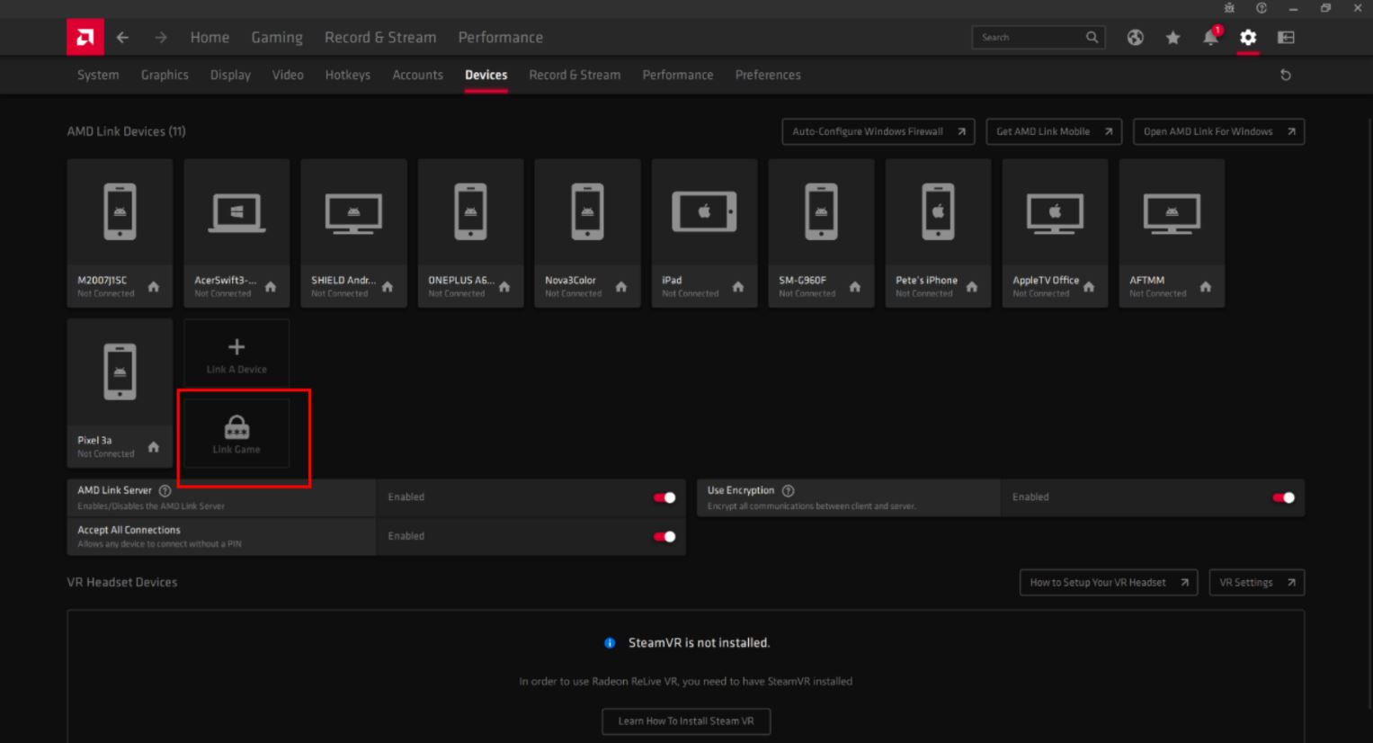 AMD Radeon Software Adrenalin 21.4.1, AMD LINK 5, GamersRD