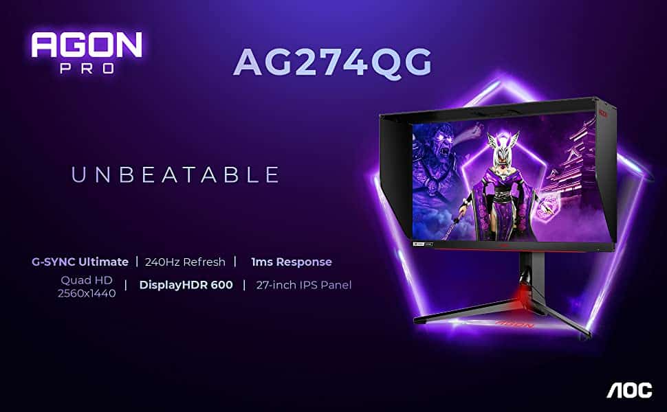 AOC AGON 4 Pro AG274QG Review GamersRD29