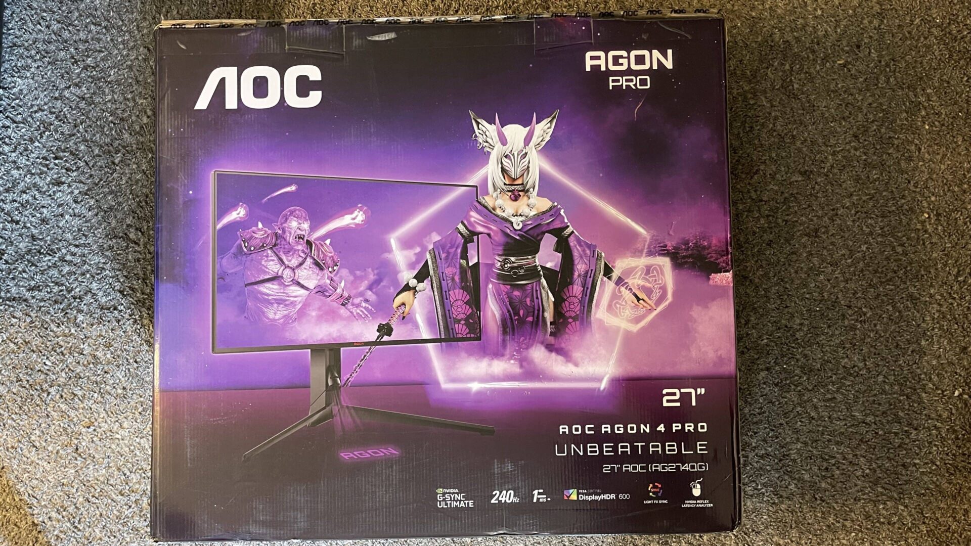 AOC AGON 4 Pro AG274QG Review GamersRD