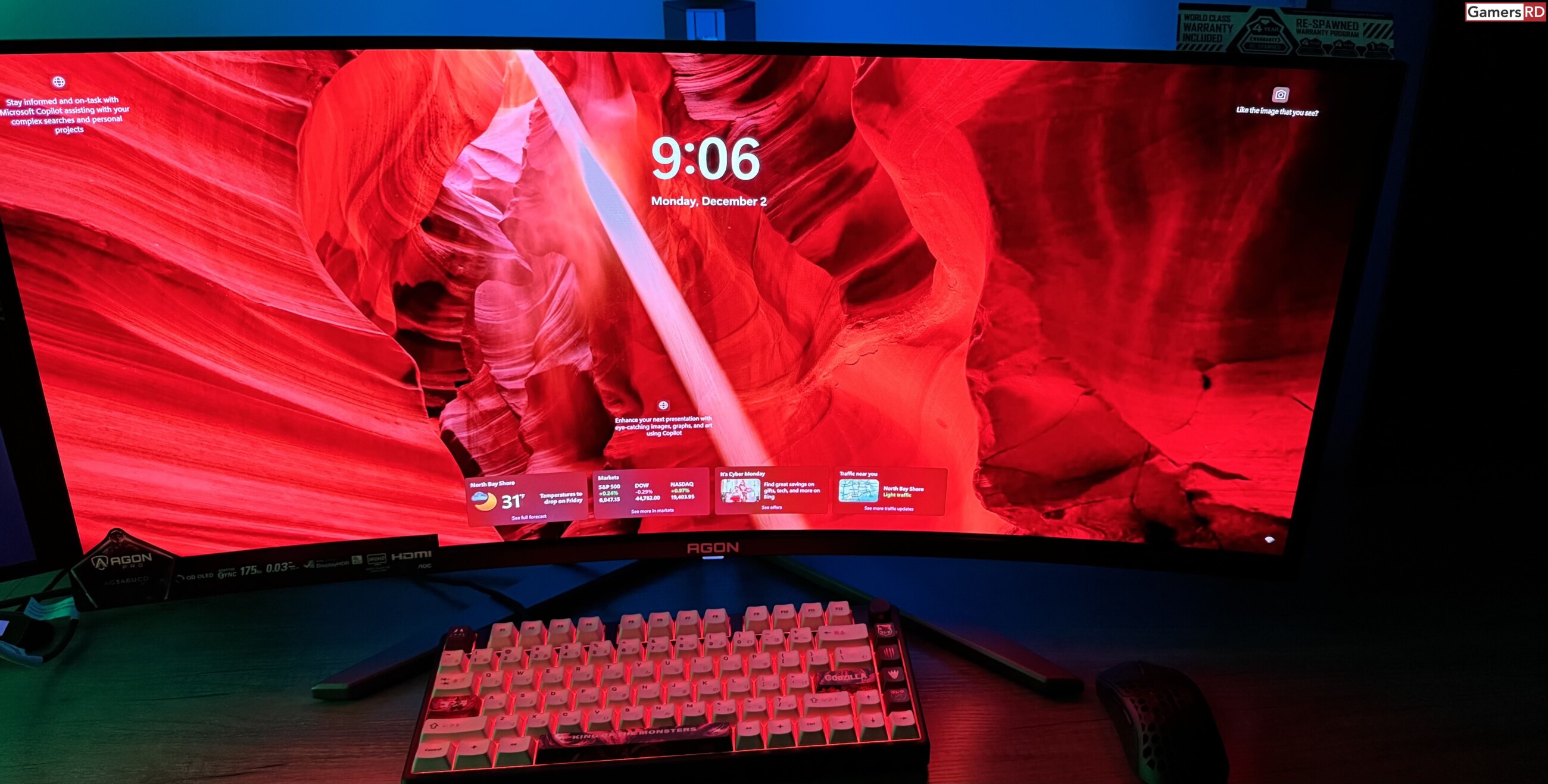 AOC AGON PRO QD-OLED AG346UCD Review GamersRD72222