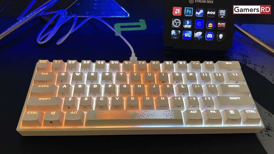 CORSAIR K65 RGB MINI 60% REVIEW, rgb 1 GamersRD