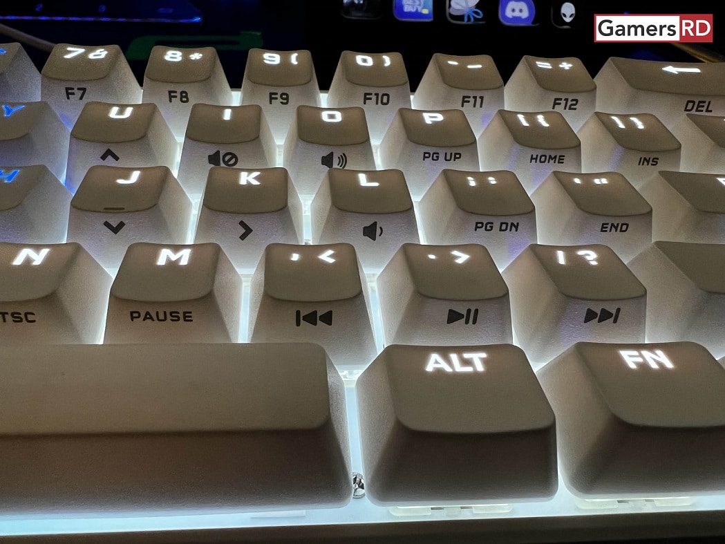 CORSAIR K65 RGB MINI 60% REVIEW, teclas GamersRD