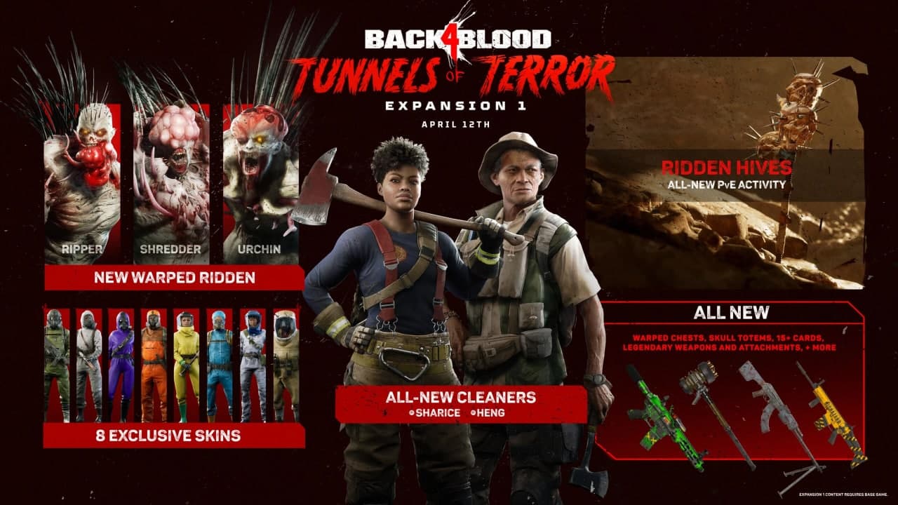 El primer DLC importante de Back 4 Blood se revela cuando llega a 10 millones de jugadores, GamersRD