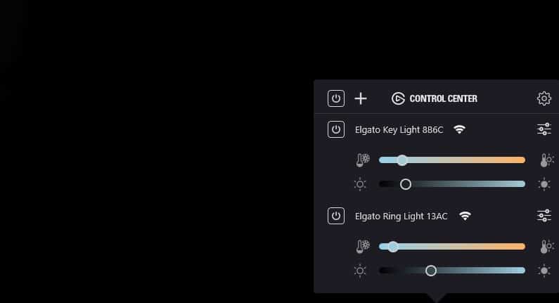 Elgato Key Light Review, Control Center GamersRD