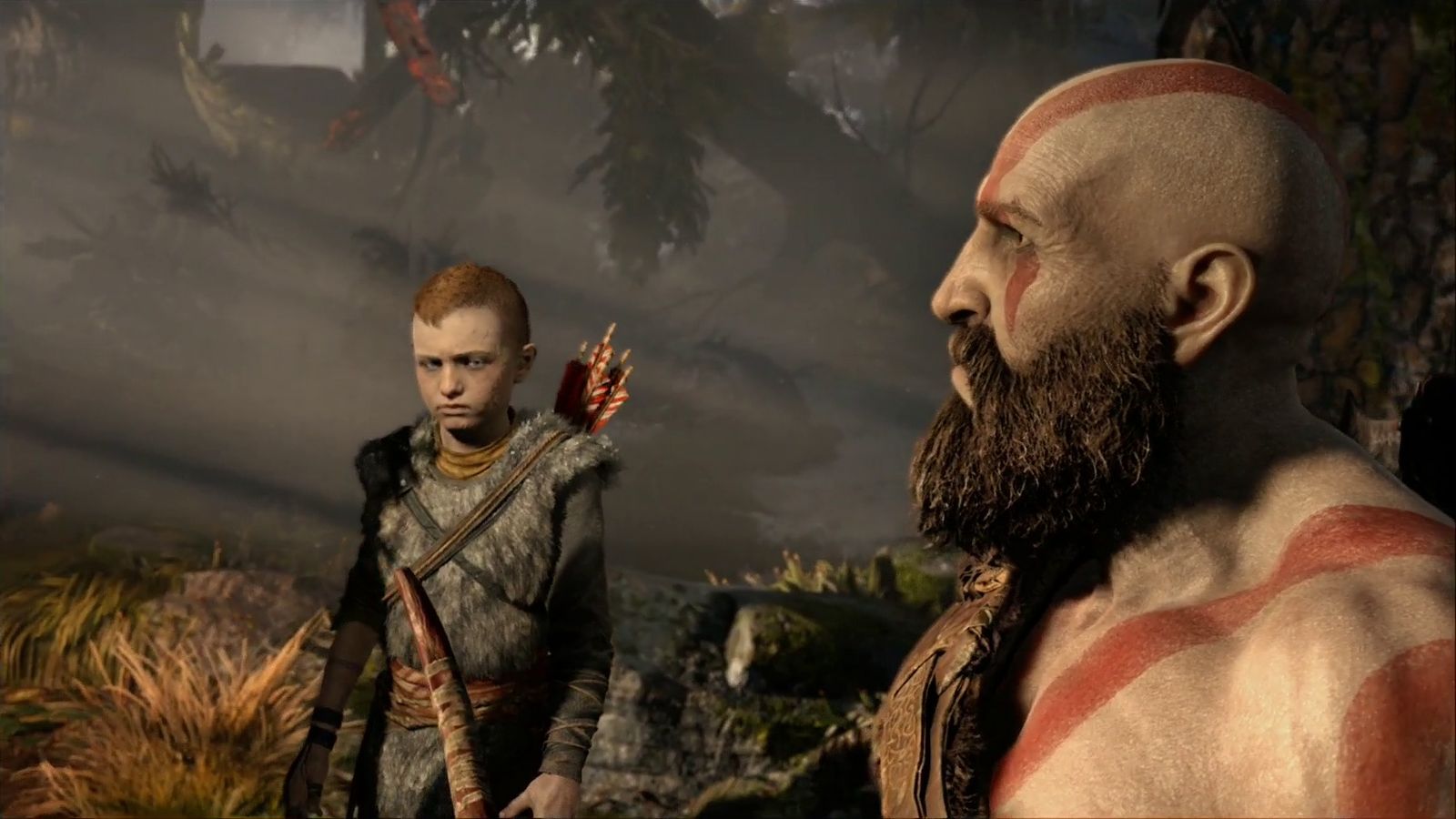 God of War, el hijo Atreus no es una carga y los pelos de barba de Kratos se representan en tiempo real GamersRD