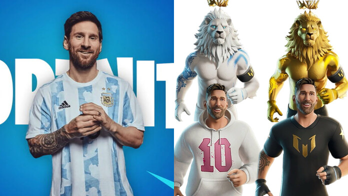 Lionel Messi llegá a Fortnite con 2 skins