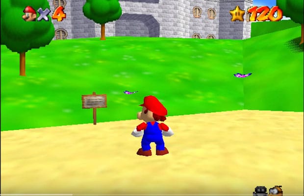 Super Mario 64 desde Project 64