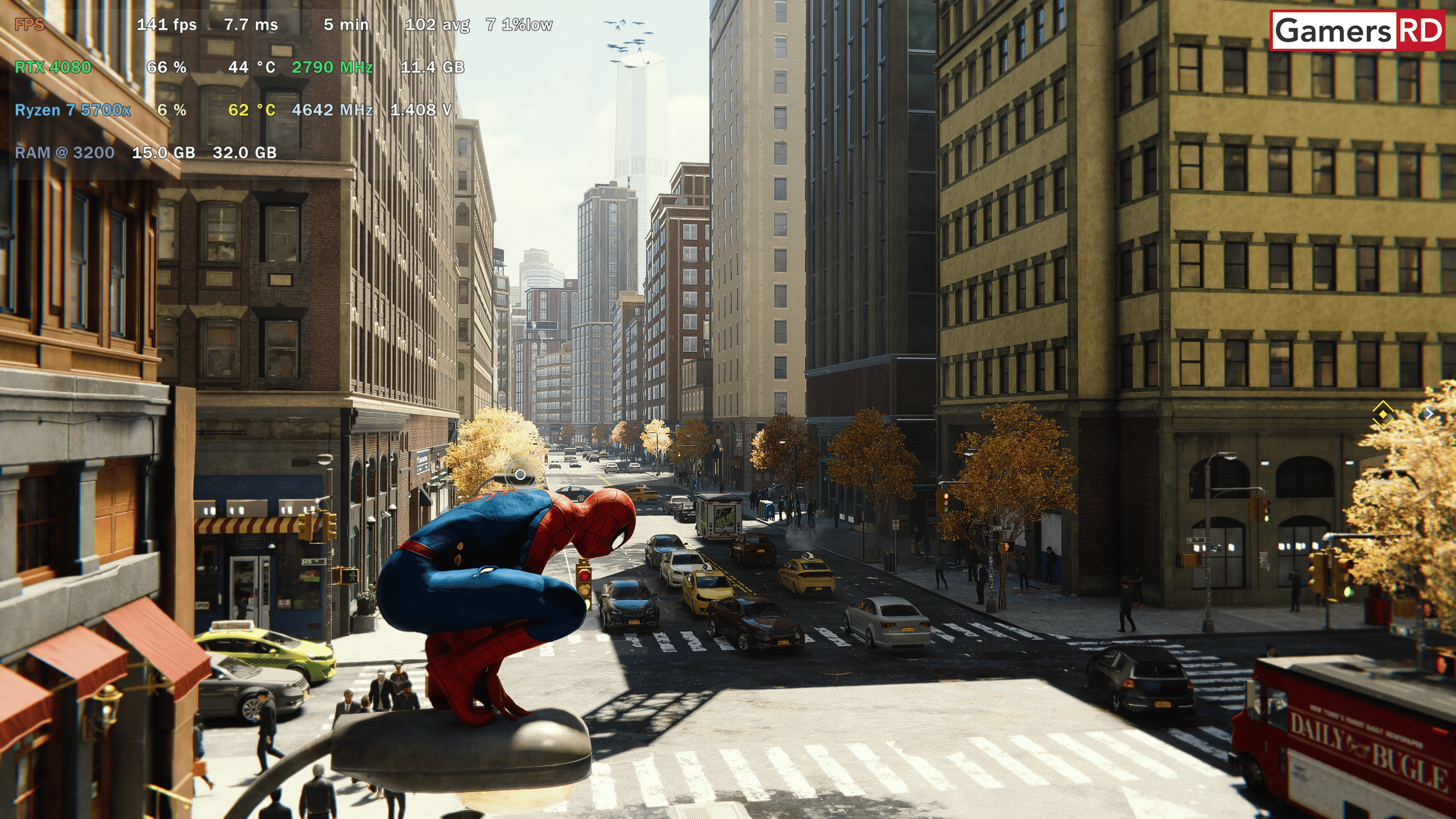 Marvel's Spider-Man Remastered Quality Frame Gen DLSS Quality RTX 4080 FE GamersRD