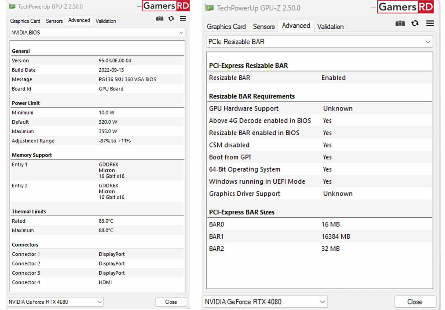 NVIDIA GeForce RTX 4080 FE Review CPU Z GamersRD 2